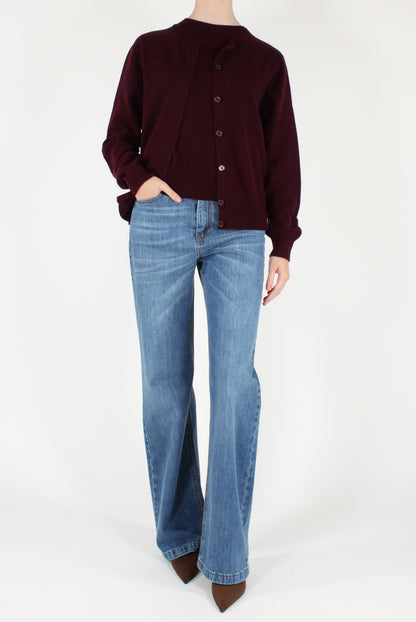 Maglia in Lana Maniche Corte