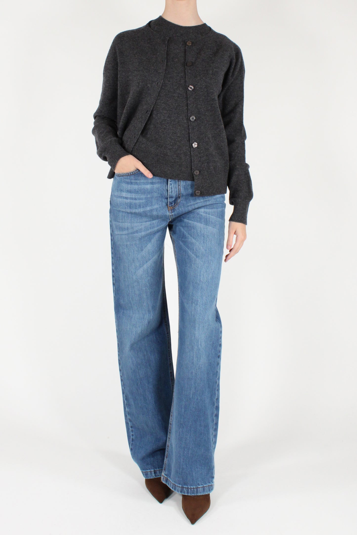 Maglia in Lana Maniche Corte