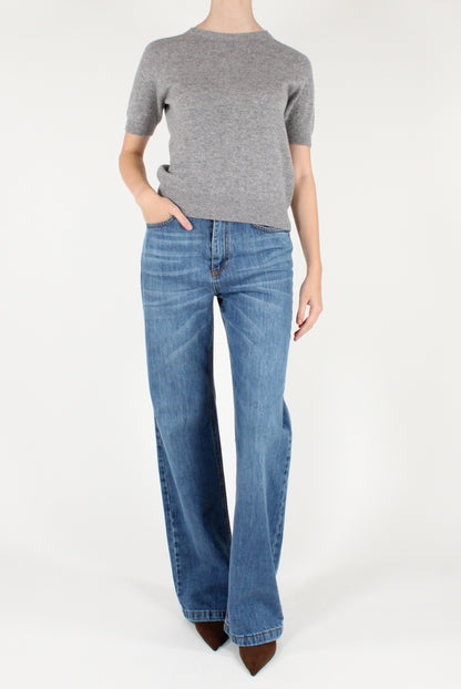 Maglia in Lana Maniche Corte