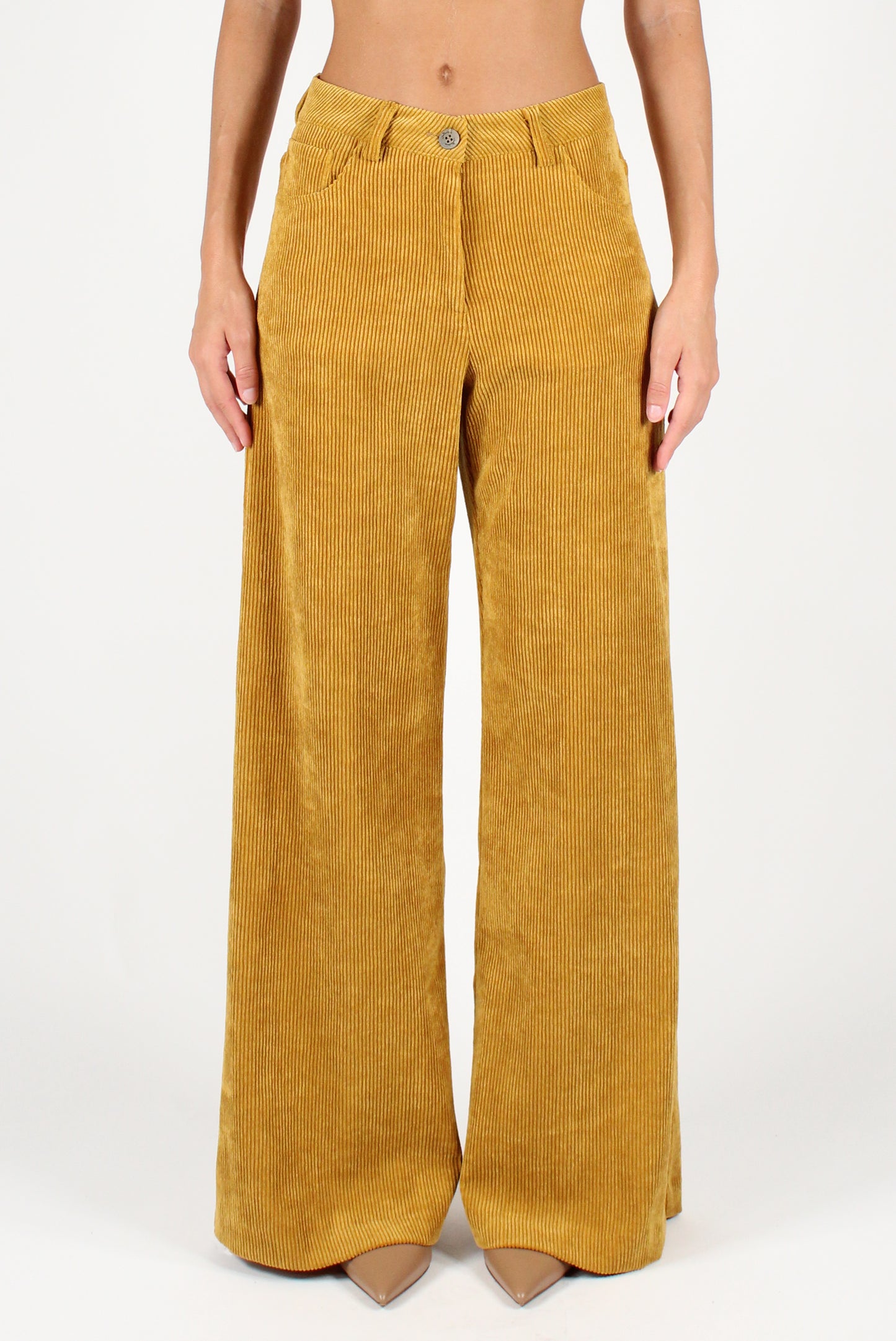 Corduroy Palazzo Pants