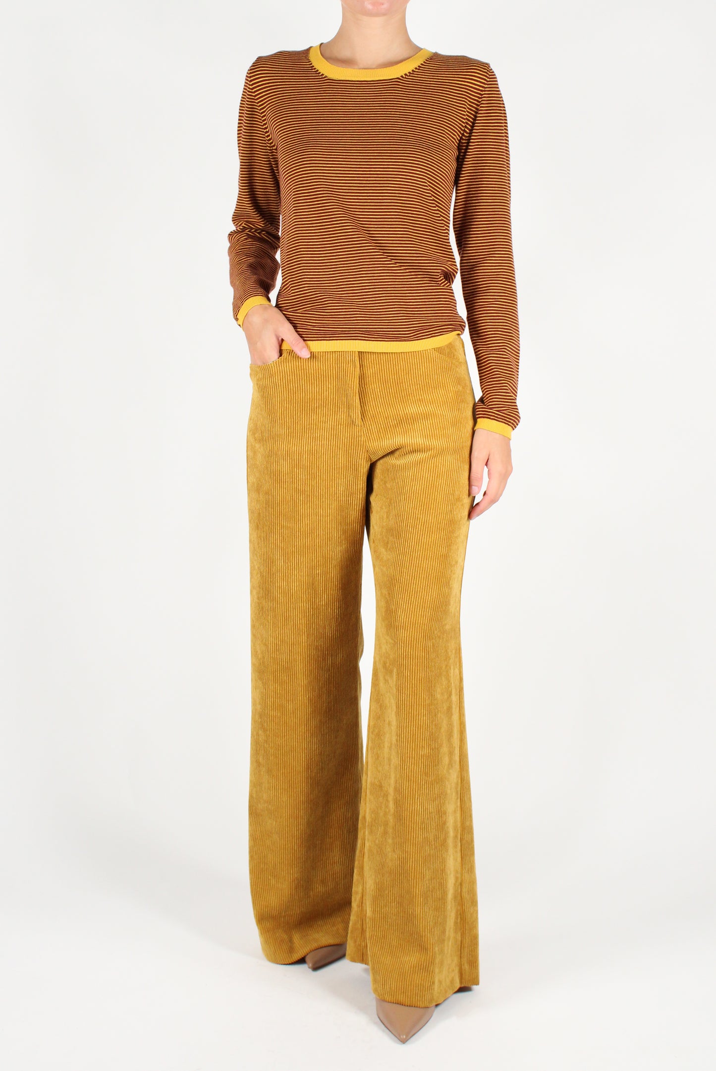 Corduroy Palazzo Pants