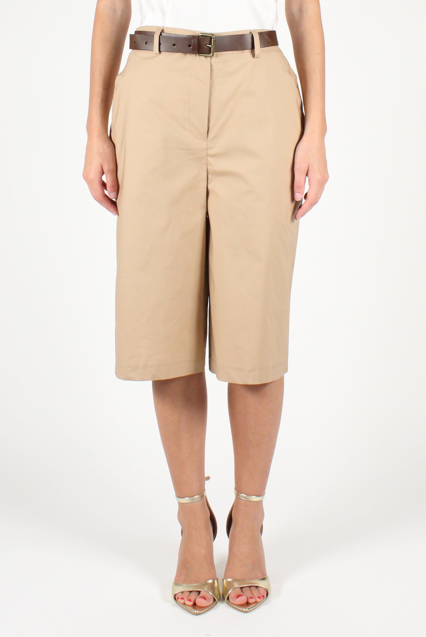 Bermuda shorts in Cotton