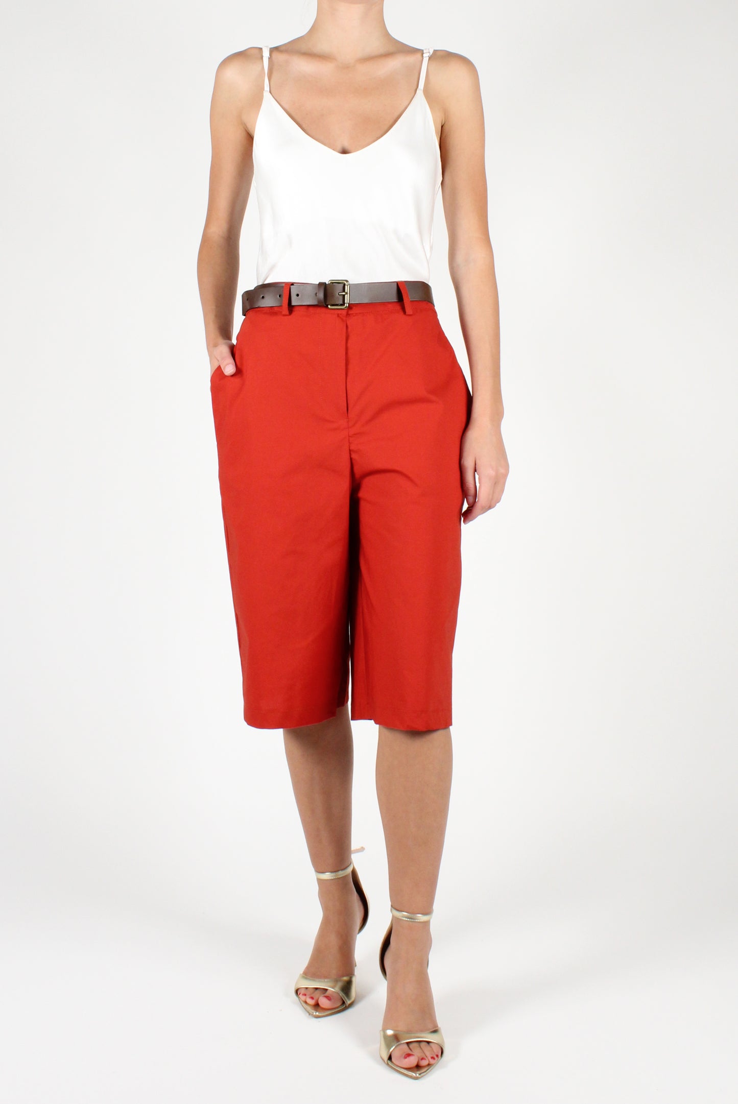 Bermuda shorts in Cotton