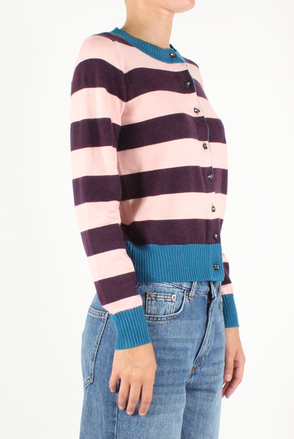 Colorful Striped Cardigan