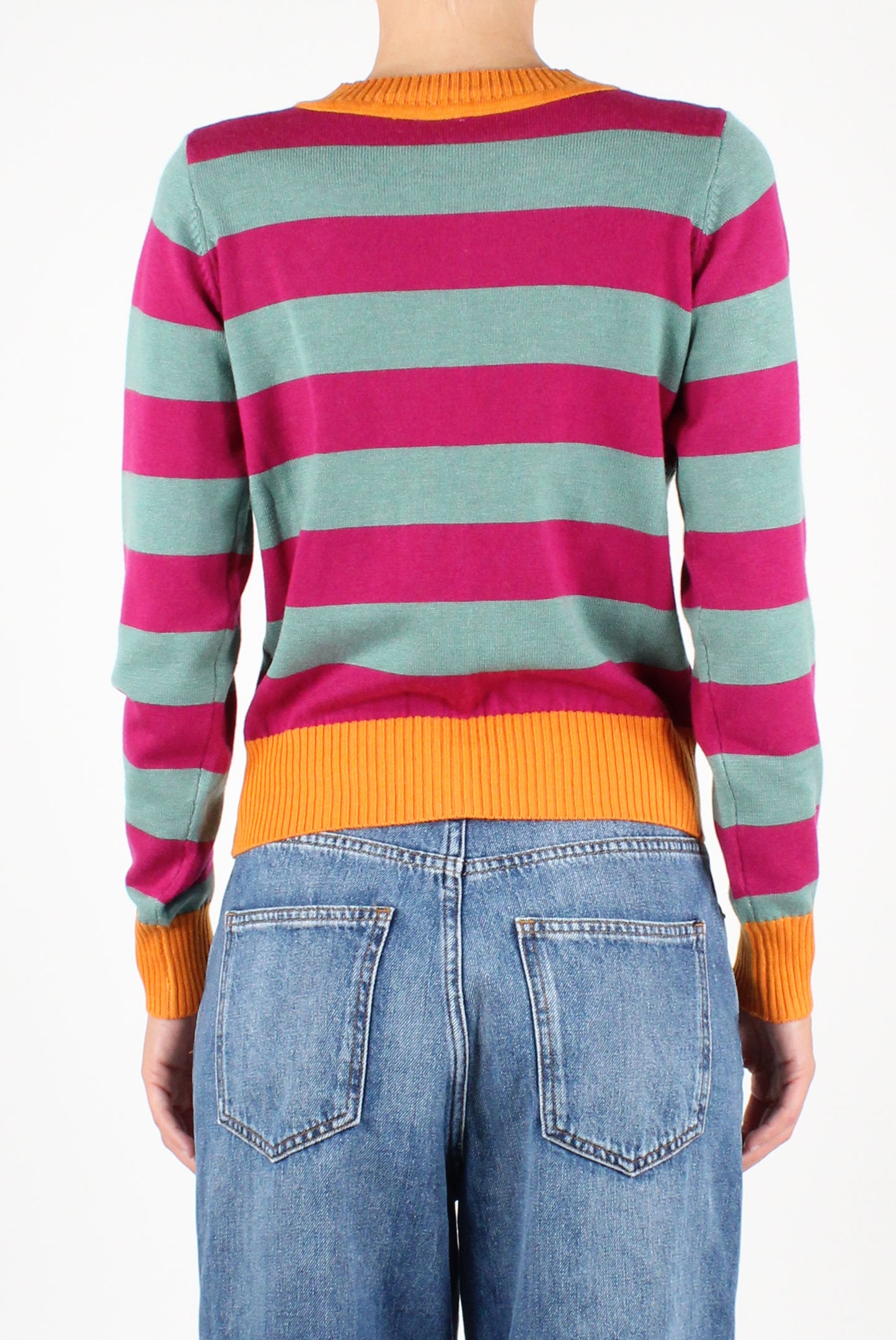 Colorful Striped Cardigan