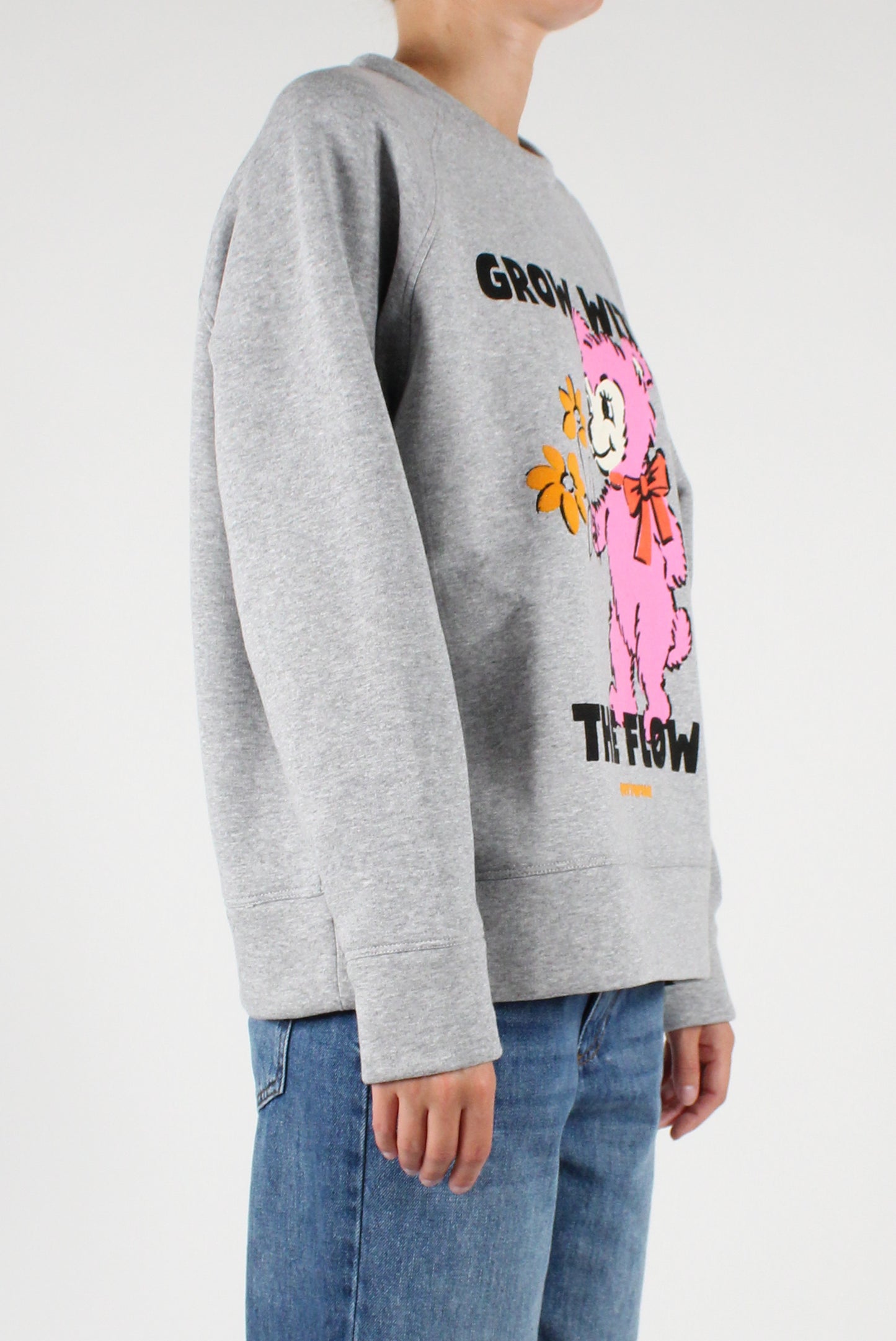 Sweatshirt with Teddy Bear Print