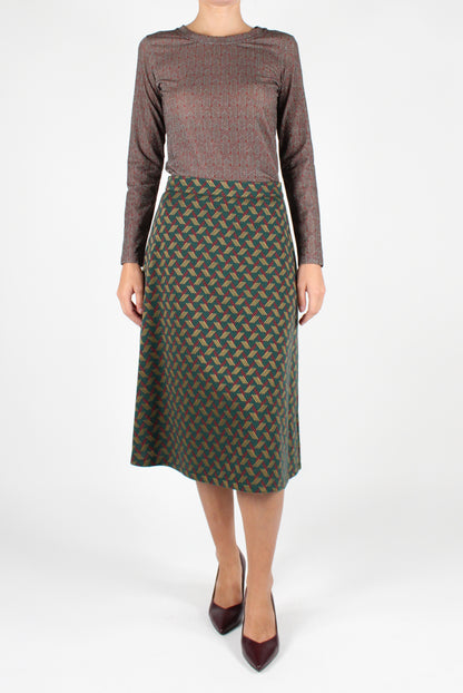Maglietta a Maniche Lunghe con Lurex