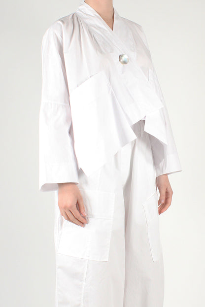 Poplin Kimono Jacket