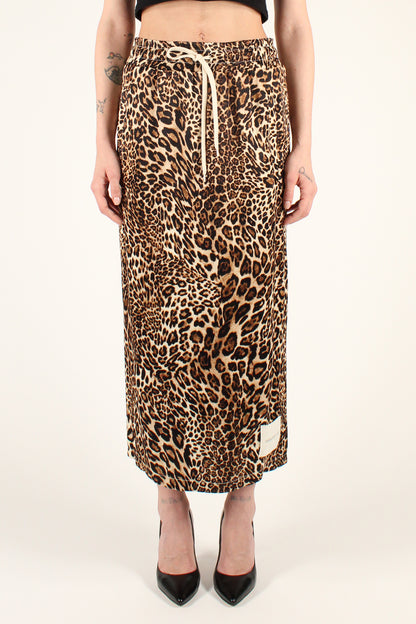 Gonna Longuette Stampa Animalier