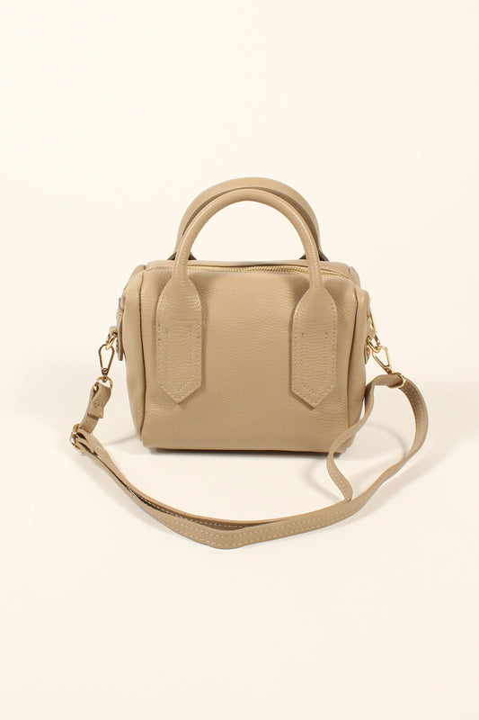 Handbag with Adjustable Leather Shoulder Strap