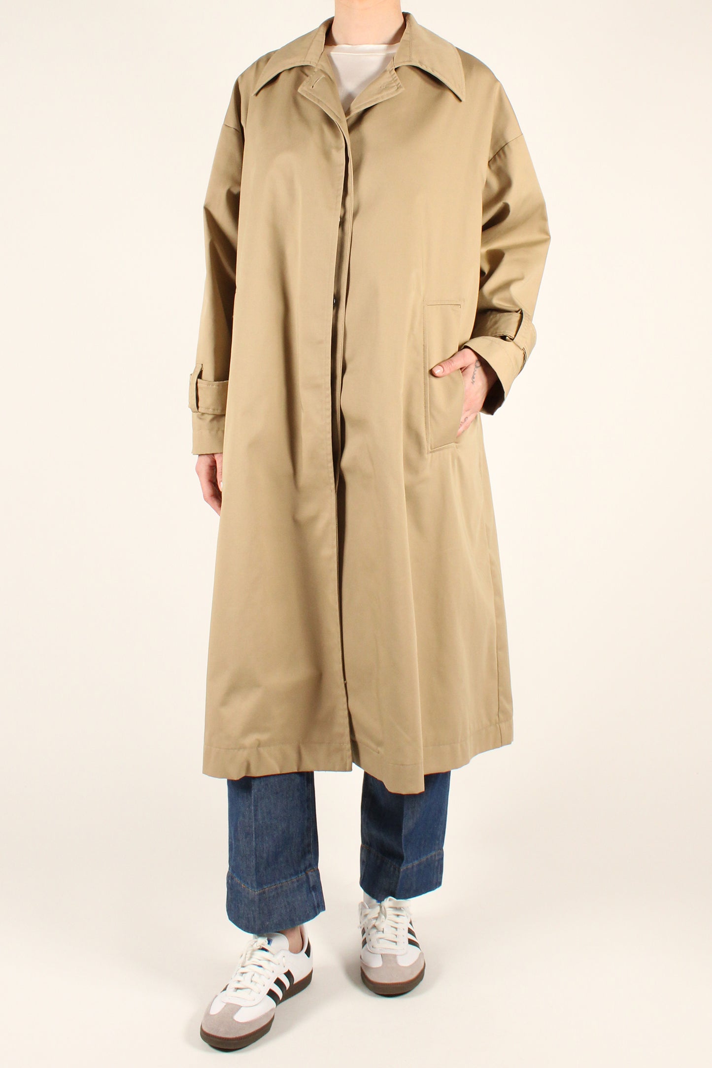 Trench Oversize Sfoderato