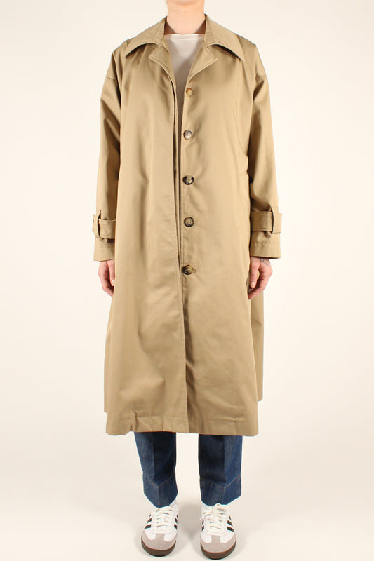 Unlined Oversized Trench Coat