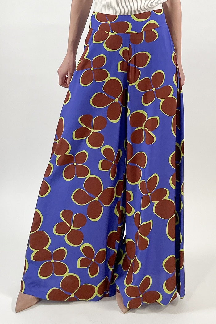 Patterned Palazzo trousers