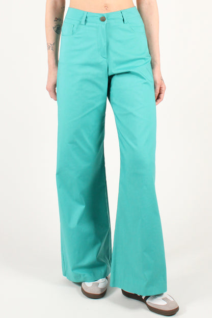 Palazzo trousers in cotton