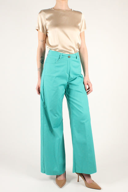 Palazzo trousers in cotton