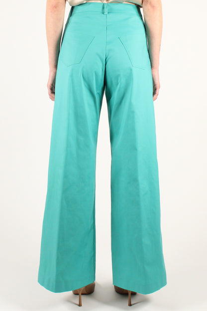 Palazzo trousers in cotton