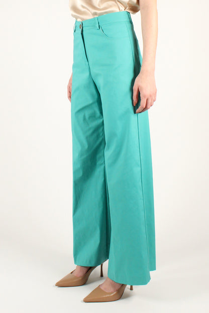 Palazzo trousers in cotton