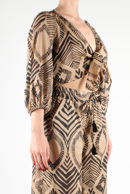 Tribal Print Cotton Top